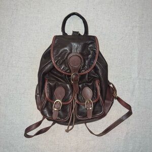 Genuine Italian Leather Backpack